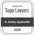 Super Lawyers 2026 badge, R. Ashley Applewhite